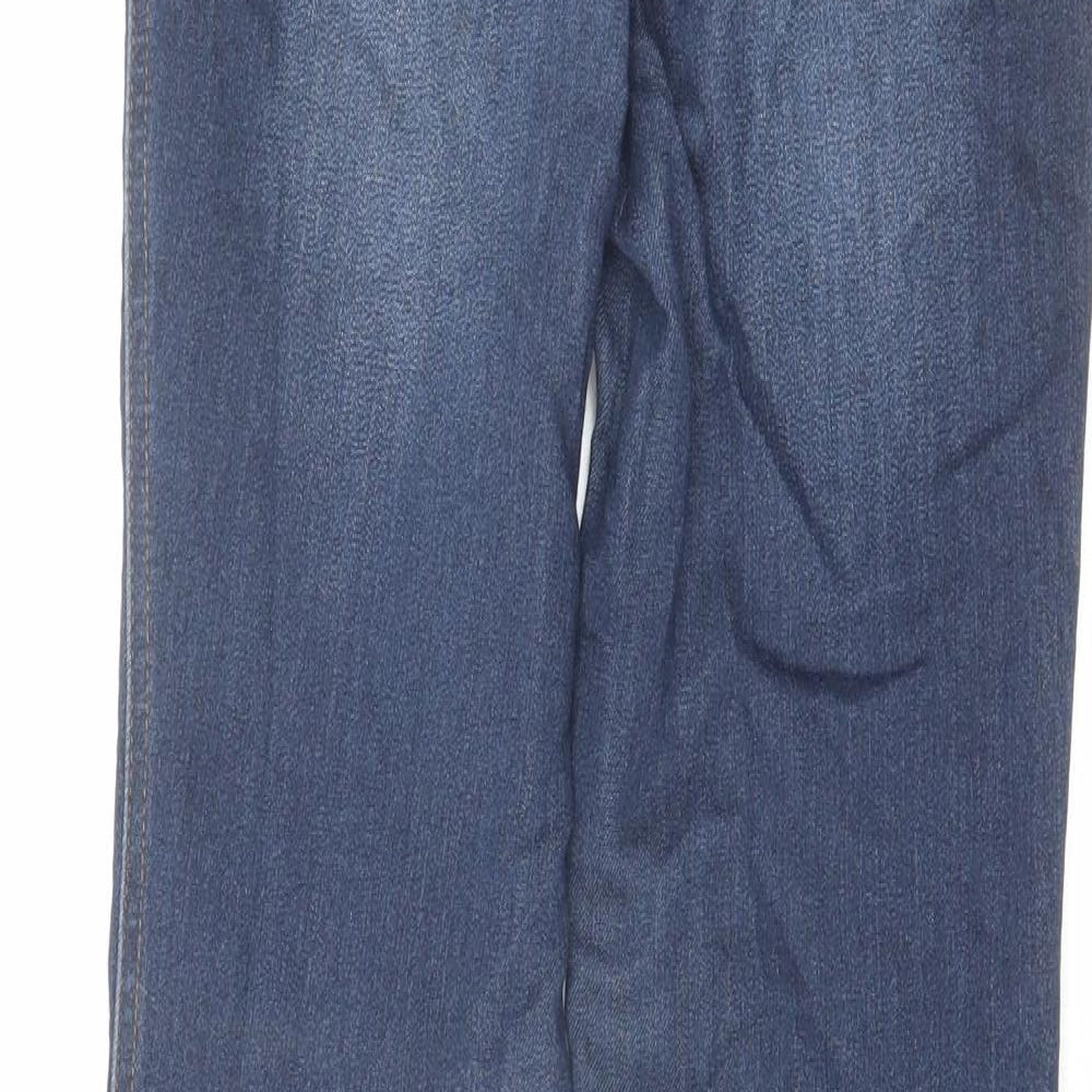 TU Womens Blue Cotton Skinny Jeans Size 8 L27 in Regular Zip