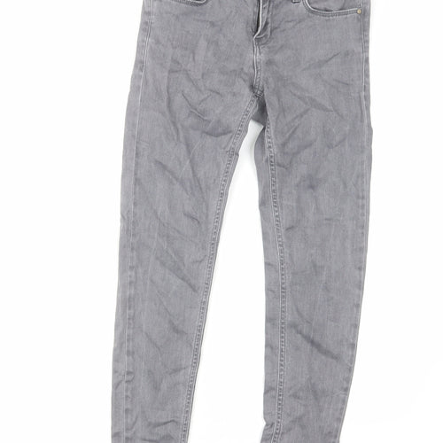 Koton Jeans Womens Grey Cotton Skinny Jeans Size 25 in L26 in Regular Zip
