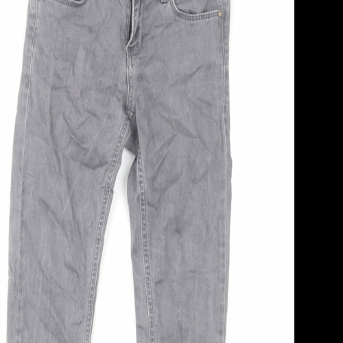 Koton Jeans Womens Grey Cotton Skinny Jeans Size 25 in L26 in Regular Zip