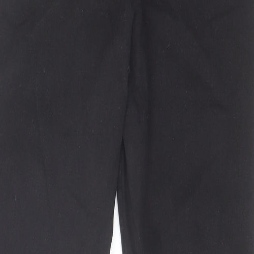 Marks and Spencer Womens Black Cotton Jegging Jeans Size 14 L25 in Regular
