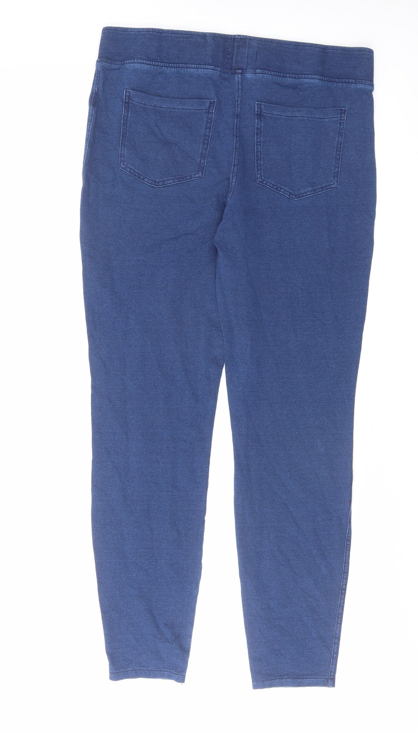 Papaya Womens Blue Cotton Jegging Jeans Size 14 L28 in Regular