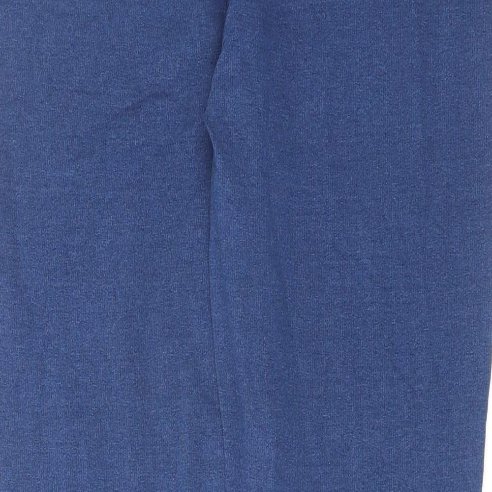 Papaya Womens Blue Cotton Jegging Jeans Size 14 L28 in Regular