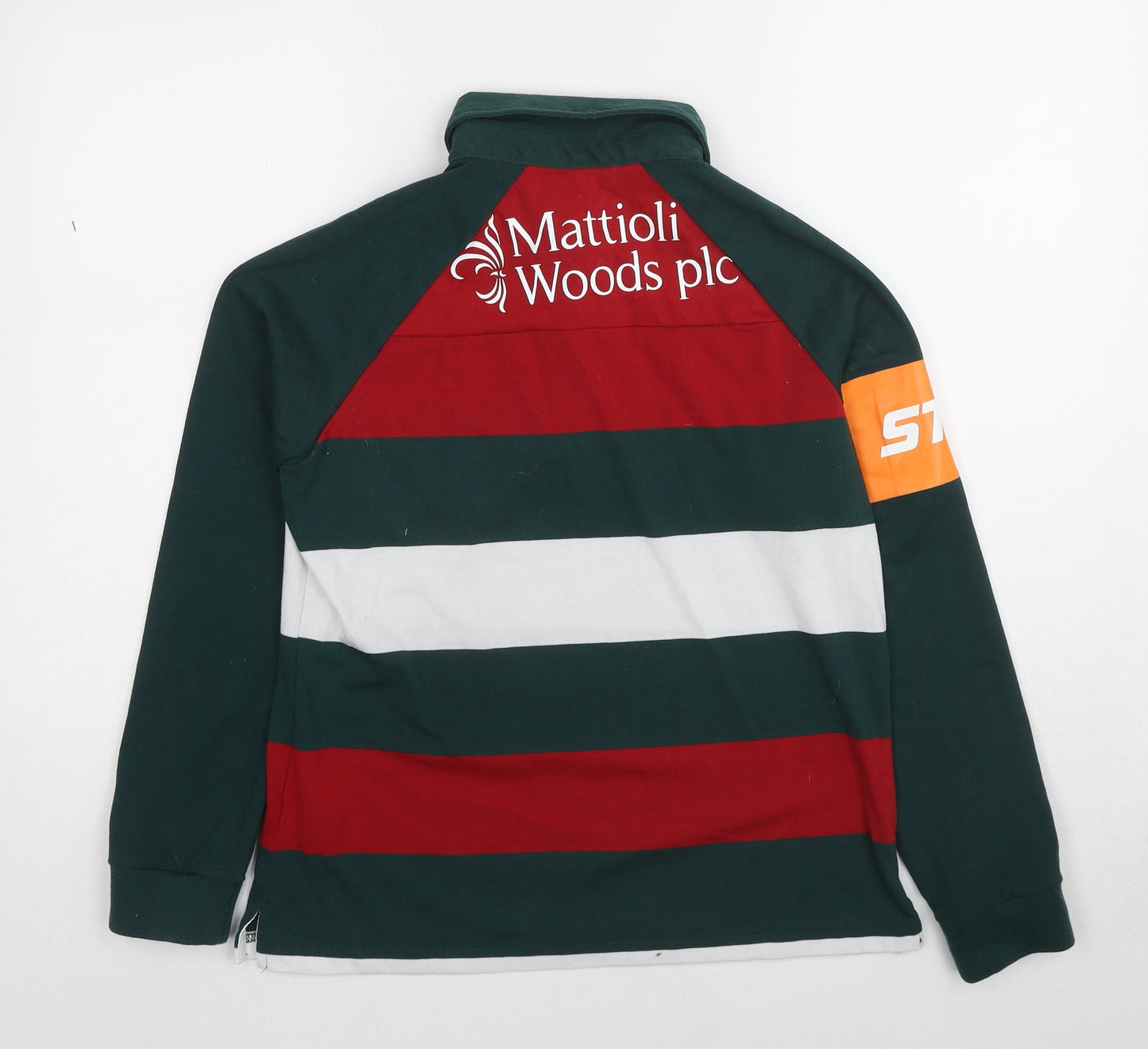 Kukri Womens Green Colourblock Polyester Pullover Sweatshirt Size 16 Pullover - Leicester Tigers