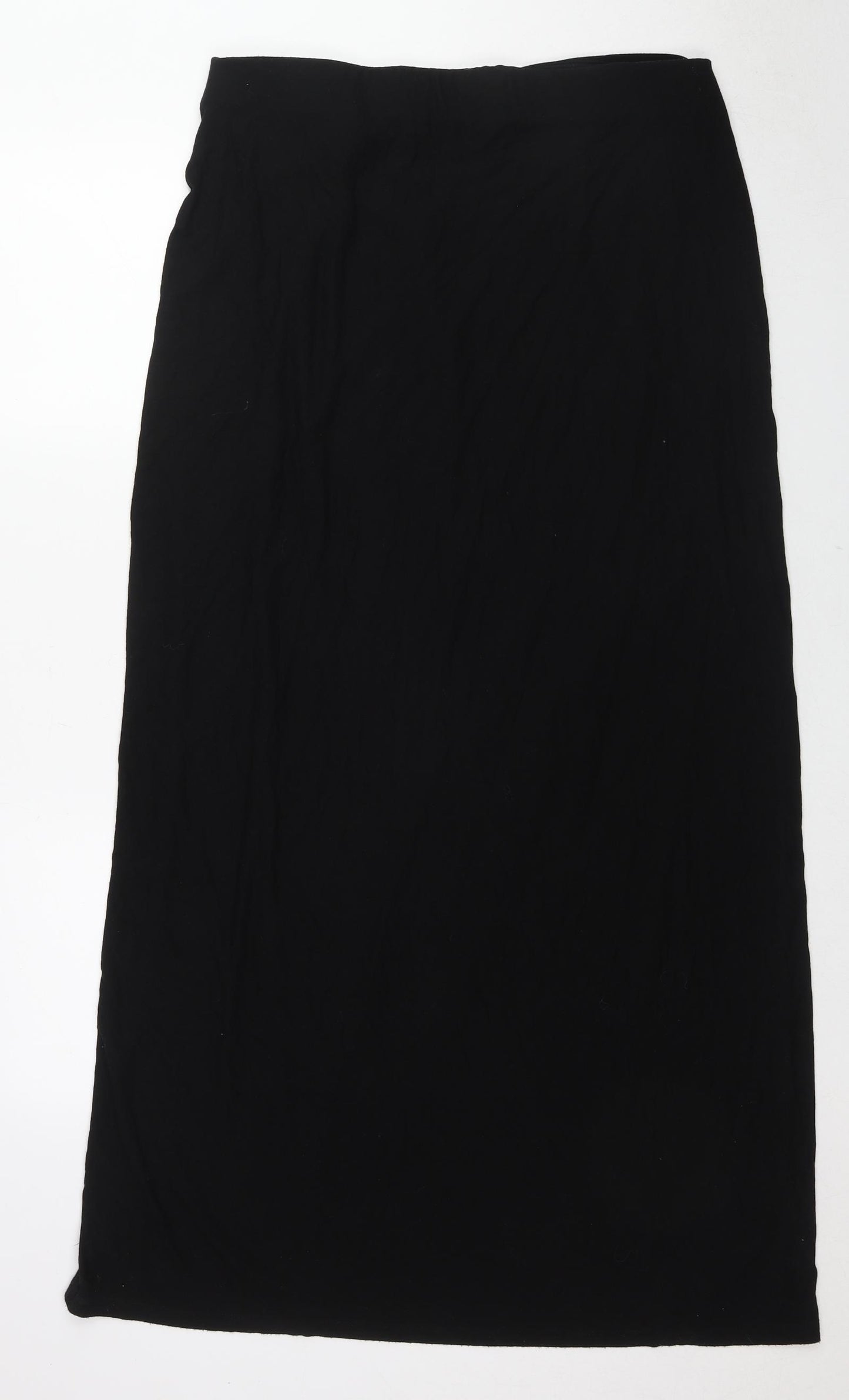 NEXT Womens Black Viscose Maxi Skirt Size 18