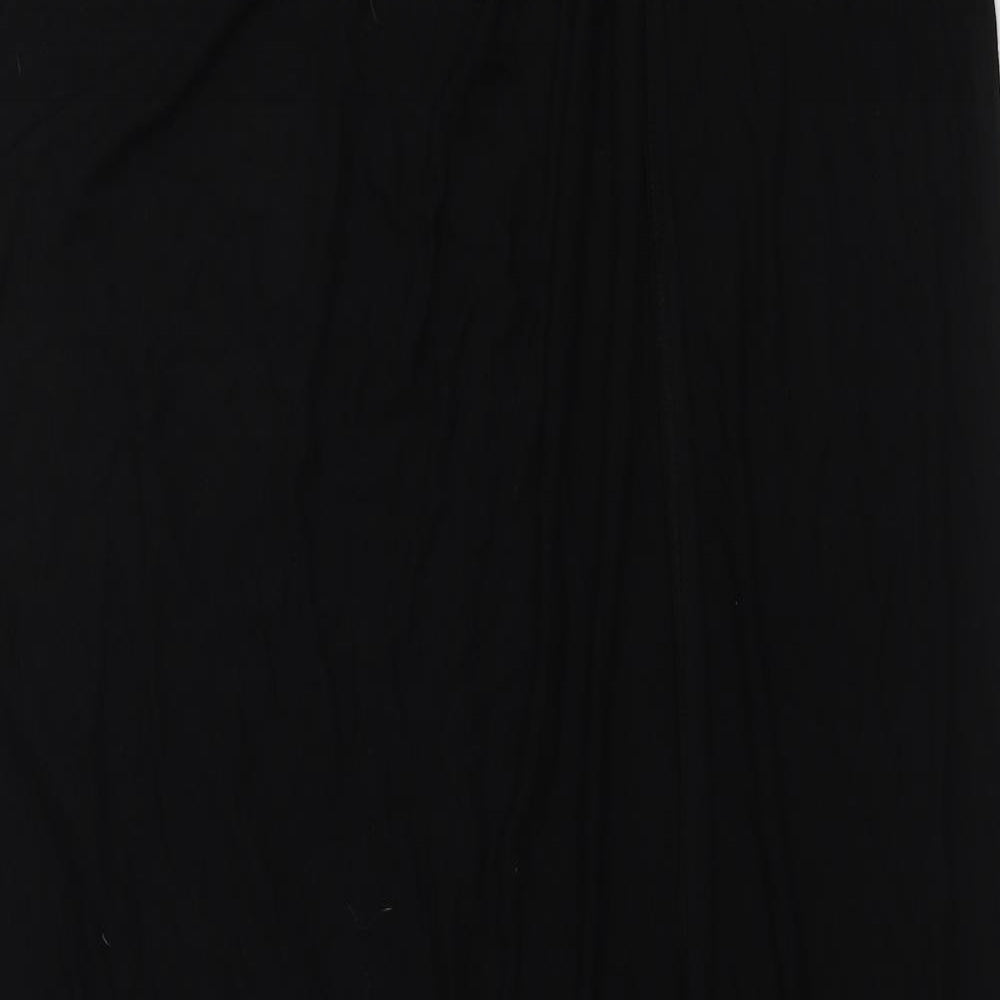 NEXT Womens Black Viscose Maxi Skirt Size 18