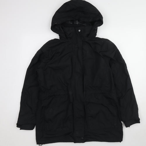 Regatta Womens Black Windbreaker Jacket Size 14 Zip