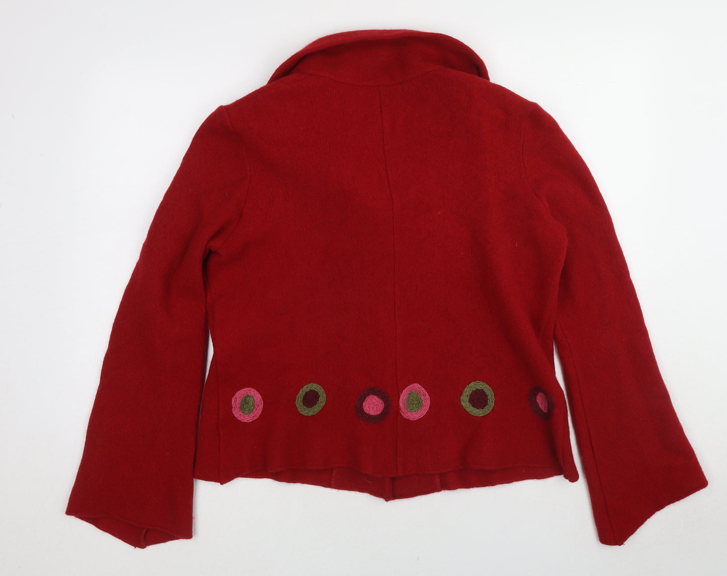 Henrietta Park London Womens Red Jacket Size XL Button