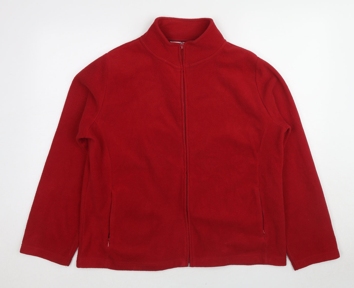 EWM Womens Red Jacket Size 18 Zip - Size 18-20
