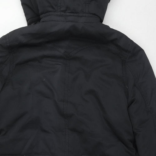 Levi's Womens Black Puffer Jacket Jacket Size M Zip