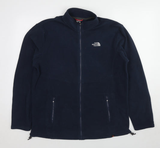 The North Face Mens Blue Jacket Size L Zip