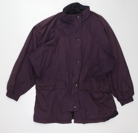 Cape Crest Womens Purple Jacket Size XL Zip