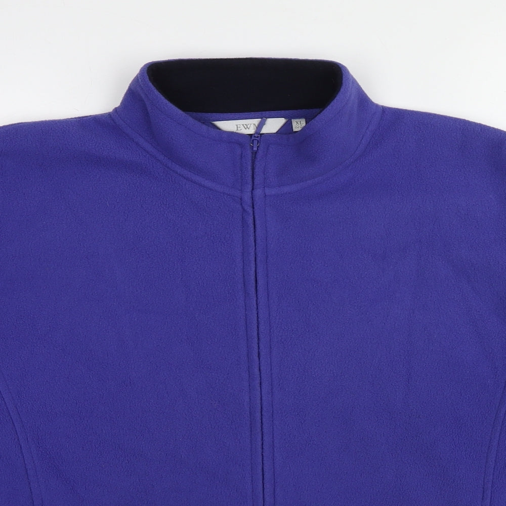 EWM Womens Purple Jacket Size 22 Zip - Size 22-24