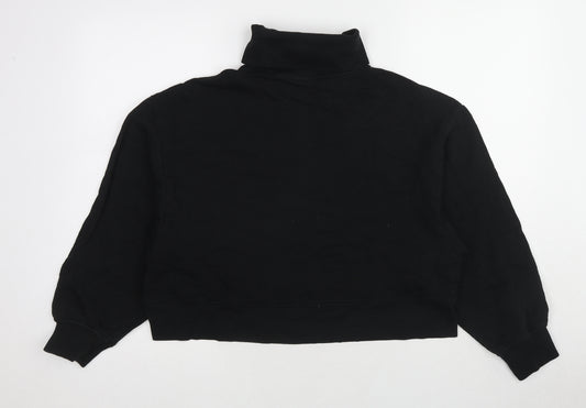 & Other Stories Womens Black Cotton Pullover Sweatshirt Size XS Pullover