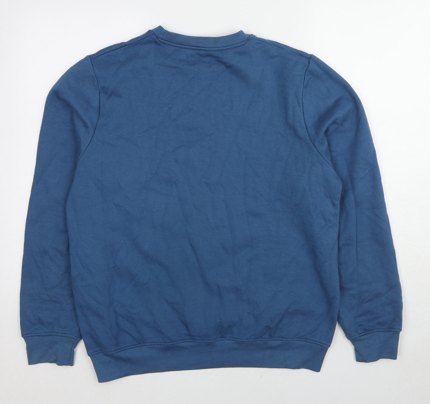 Jacamo Mens Blue Cotton Pullover Sweatshirt Size M