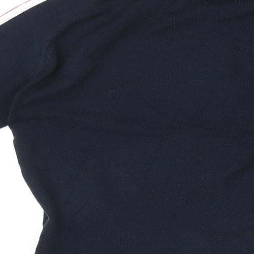 H&M Womens Multicoloured Viscose Basic T-Shirt Size XS High Neck