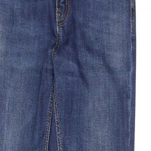 Vigneaud Womens Blue Cotton Skinny Jeans Size 29 in L33 in Regular Zip