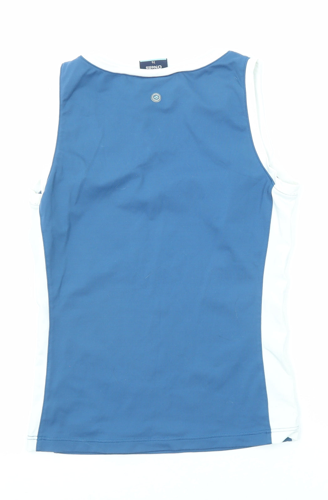 O'Neills Womens Blue Polyester Basic Tank Size 14 V-Neck