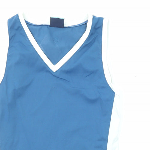 O'Neills Womens Blue Polyester Basic Tank Size 14 V-Neck