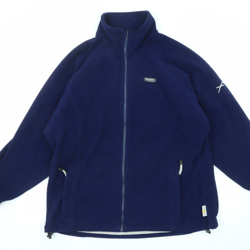 Regatta Womens Blue Jacket Size 18 Zip