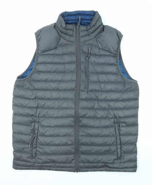 Mountain Warehouse Mens Grey Gilet Jacket Size L Zip