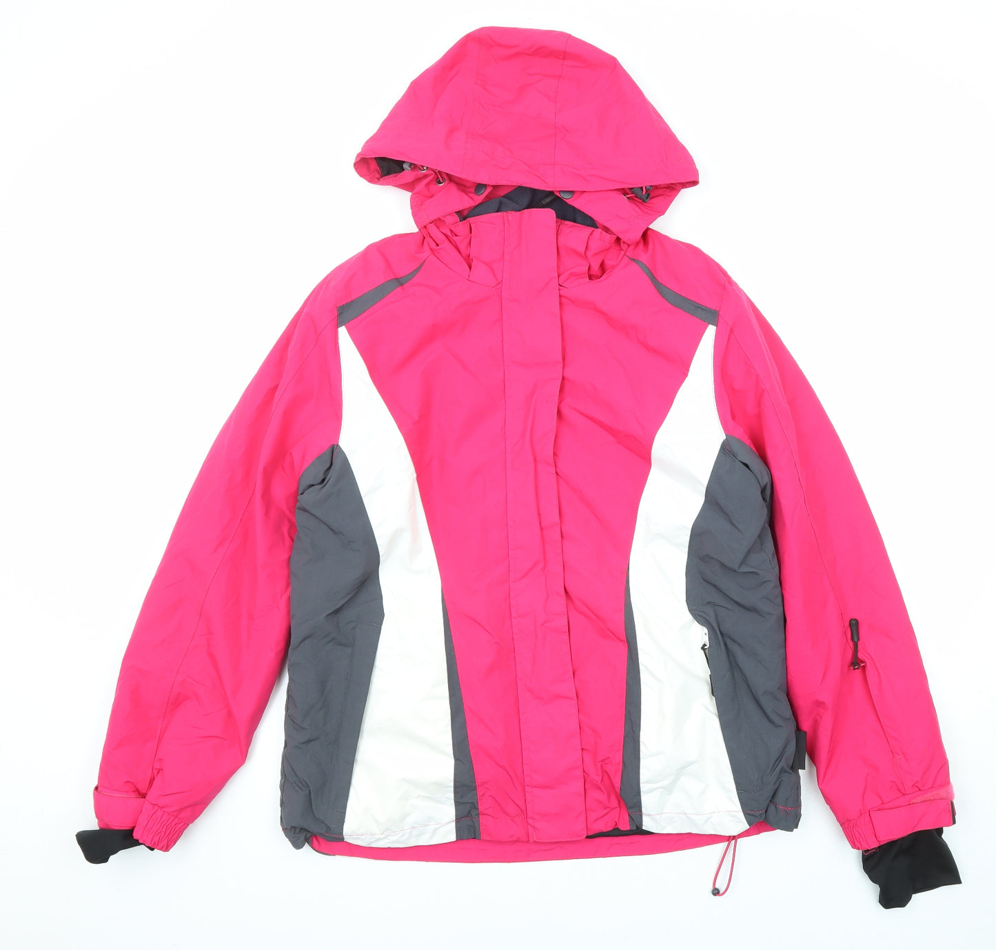 Crivit Womens Pink Windbreaker Jacket Size 18 Zip