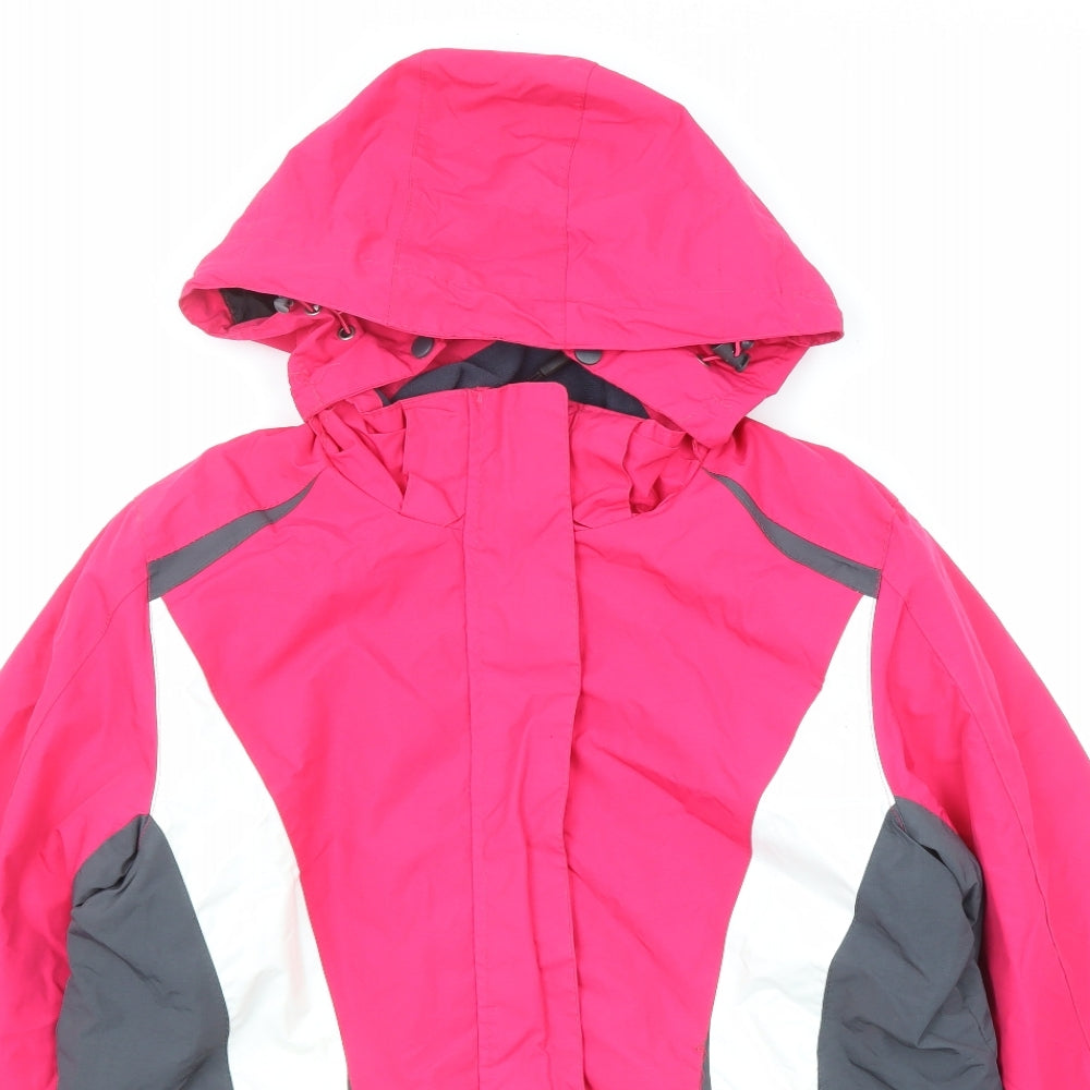 Crivit Womens Pink Windbreaker Jacket Size 18 Zip