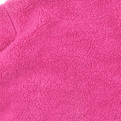 Peter Storm Girls Pink Jacket Size 5-6 Years Zip