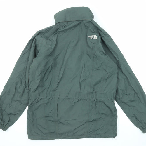 The North Face Mens Green Windbreaker Jacket Size S Zip