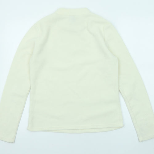Dazy Womens Ivory Polyester Pullover Sweatshirt Size M Pullover