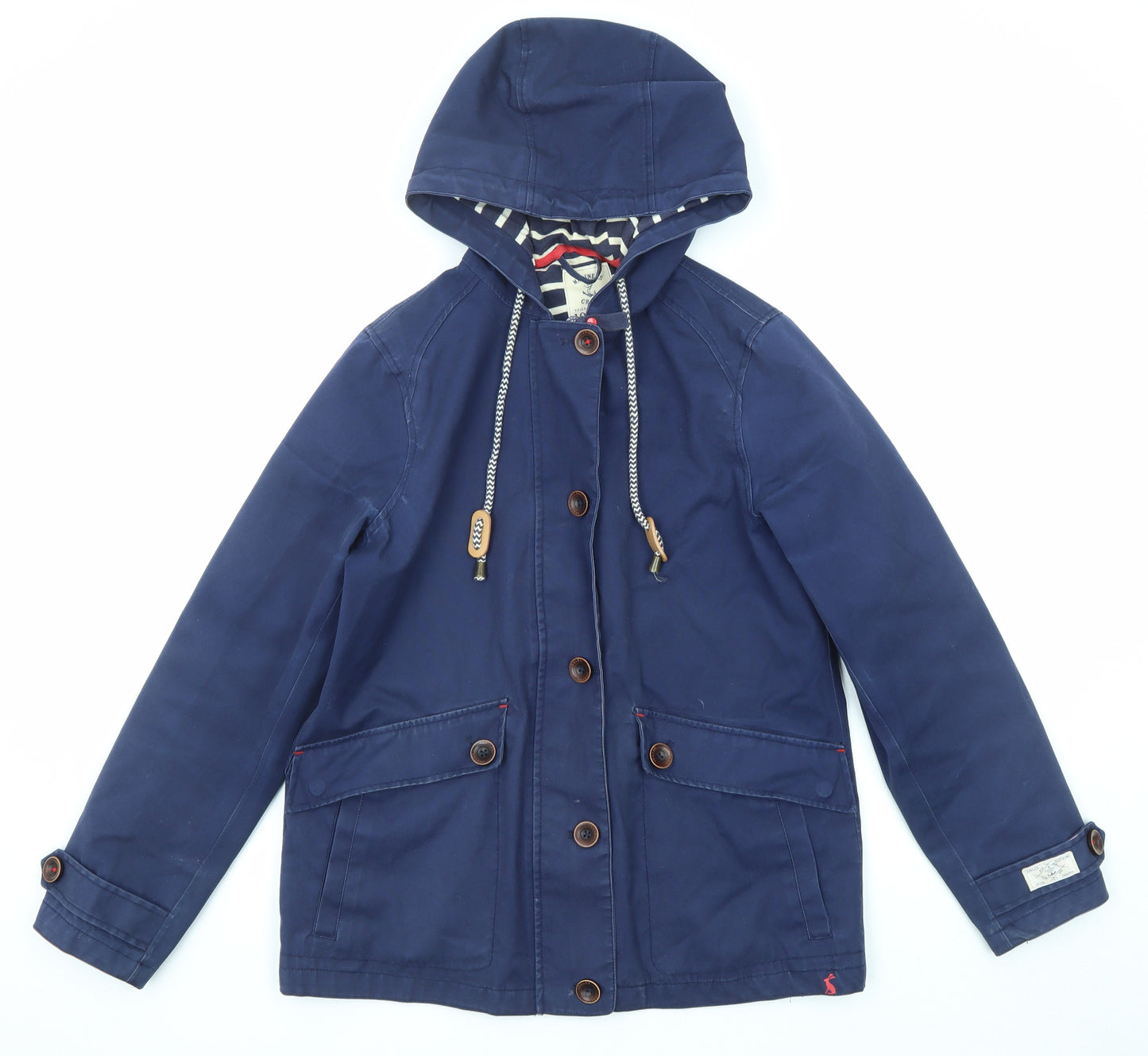 Joules Womens Blue Jacket Size 10 Zip