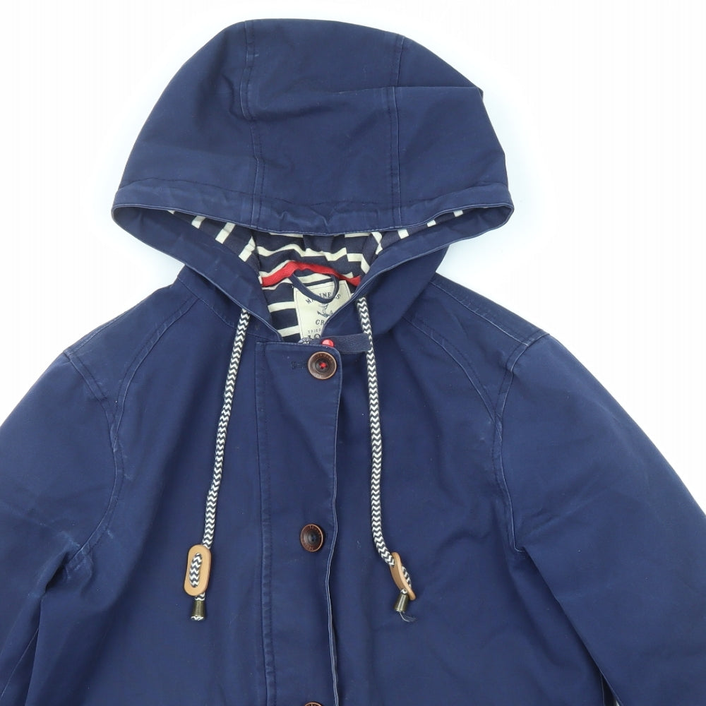 Joules Womens Blue Jacket Size 10 Zip