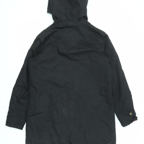 Trespass Womens Black Parka Coat Size 14 Zip