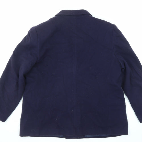Eastex Womens Purple Jacket Blazer Size 20 Button