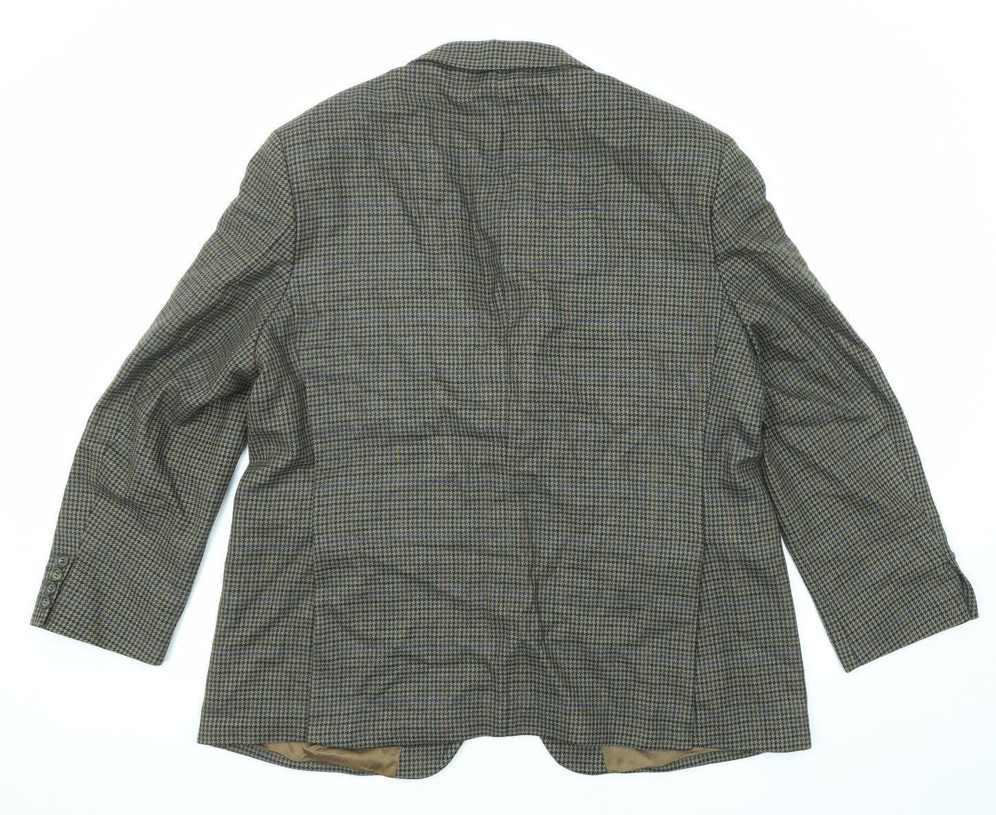 Marks and Spencer Mens Multicoloured Geometric Wool Jacket Suit Jacket Size 46 Regular