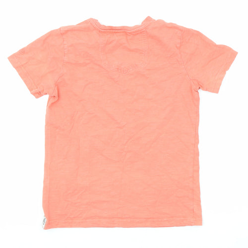 Fat Face Boys Pink Cotton Basic T-Shirt Size 8-9 Years Crew Neck Pullover - Volkswagen Microbus
