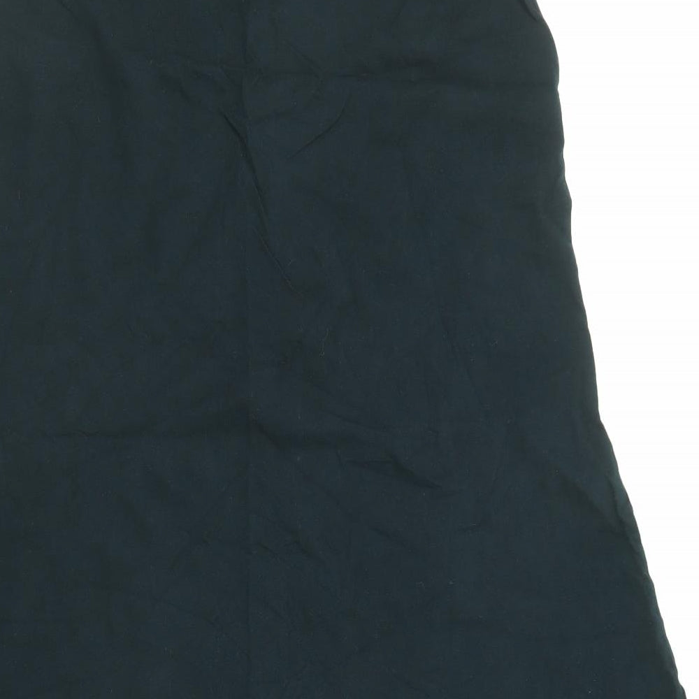 Damart Womens Black Cotton A-Line Size 20 Round Neck Pullover