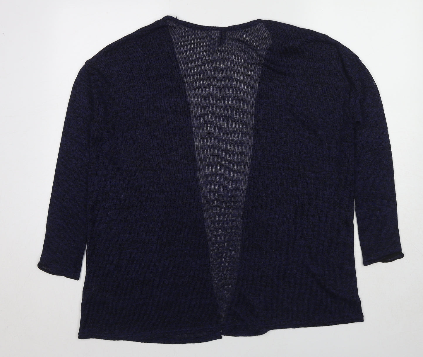 Divided by H&M Womens Blue V-Neck Viscose Cardigan Jumper Size S