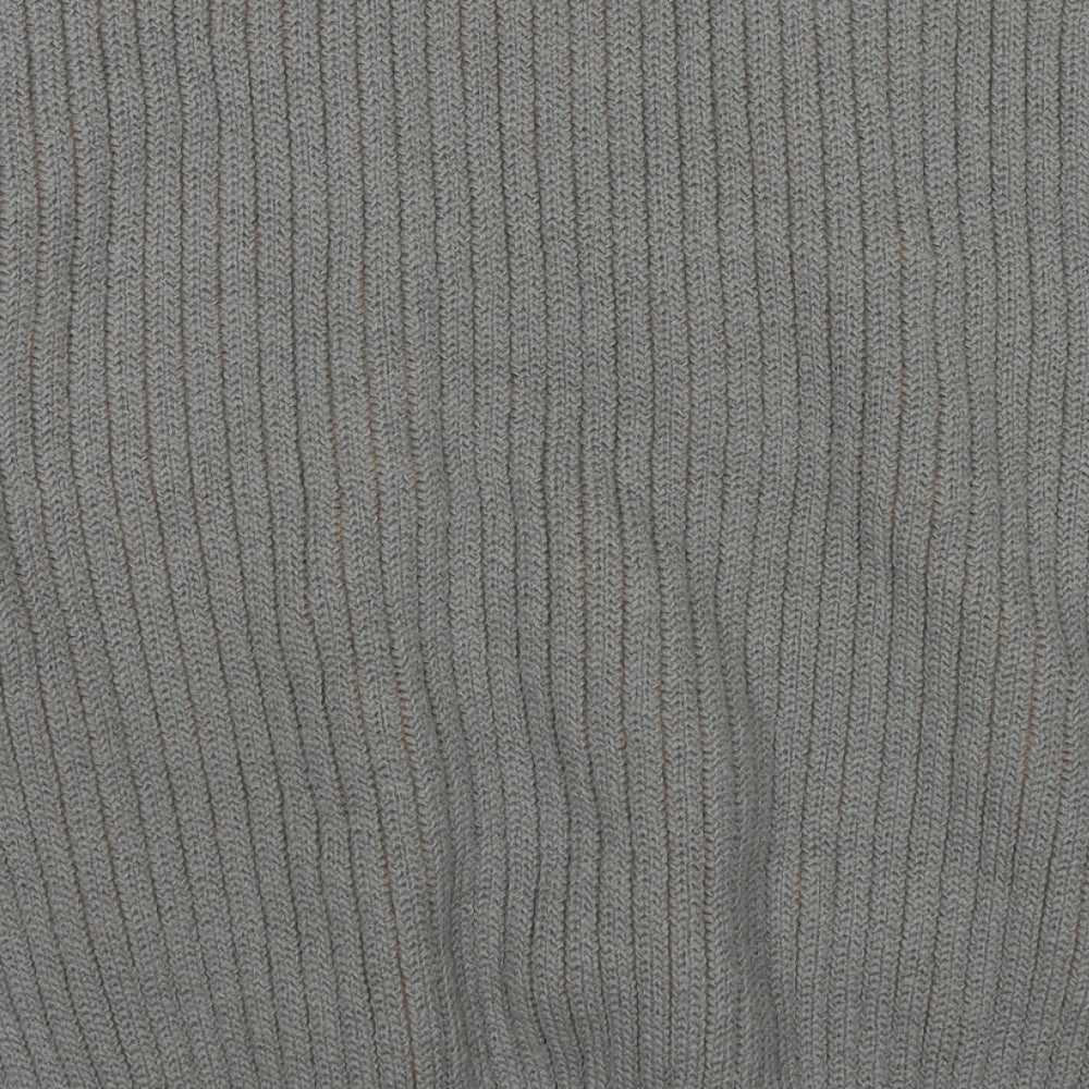 Kilspindie Womens Grey V-Neck Wool Cardigan Jumper Size 2XL