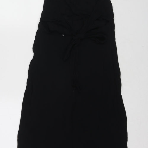 Cotton On Womens Black Polyester Maxi Size S Halter Pullover
