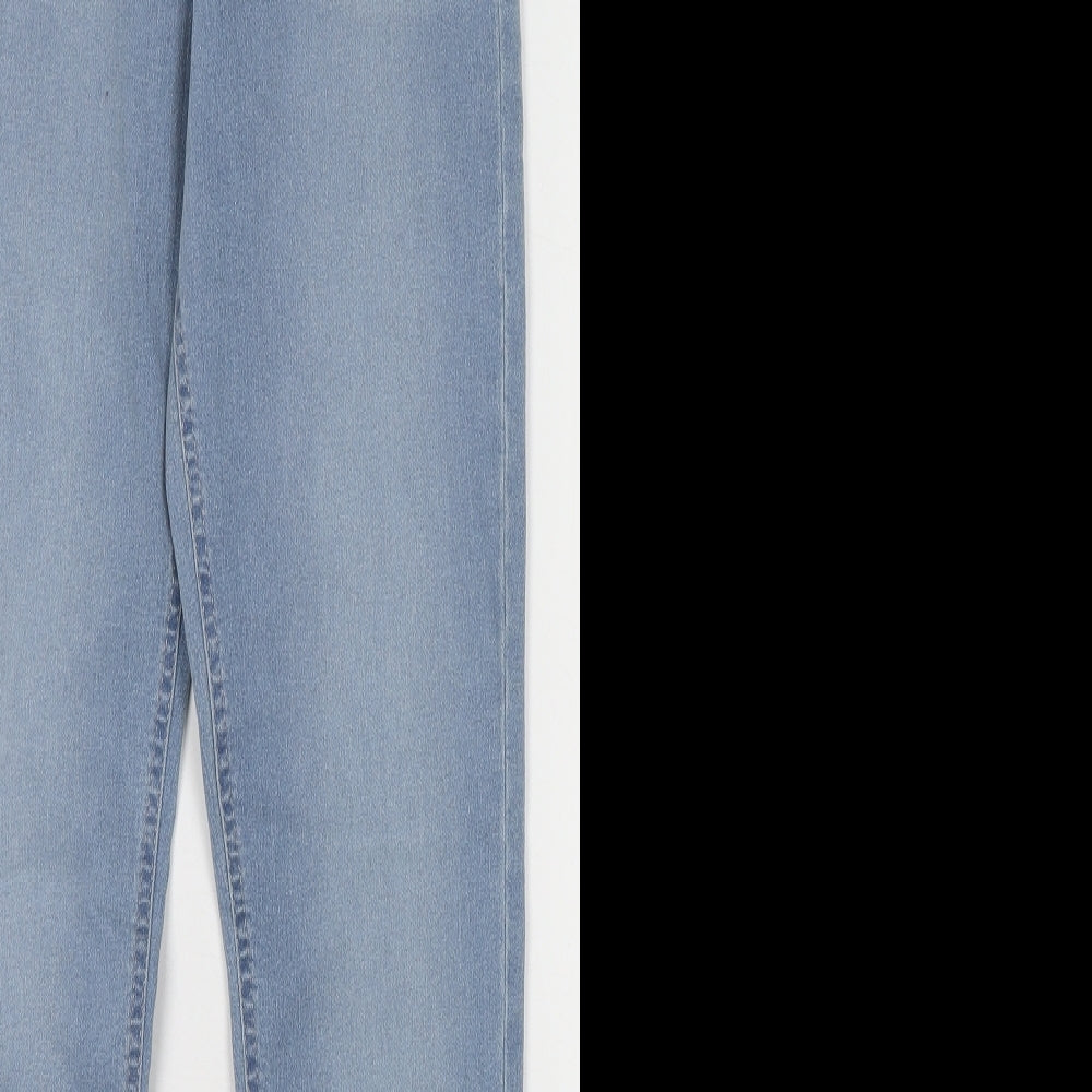 Marks and Spencer Womens Blue Cotton Jegging Jeans Size 10 L30 in Regular