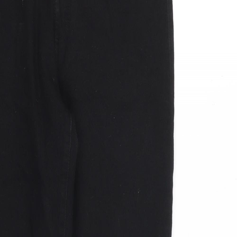 Denim & Co. Womens Black Cotton Jegging Jeans Size 10 L28 in Regular