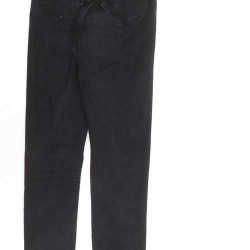 Denim & Co. Womens Black Cotton Skinny Jeans Size 4 L30 in Regular Zip