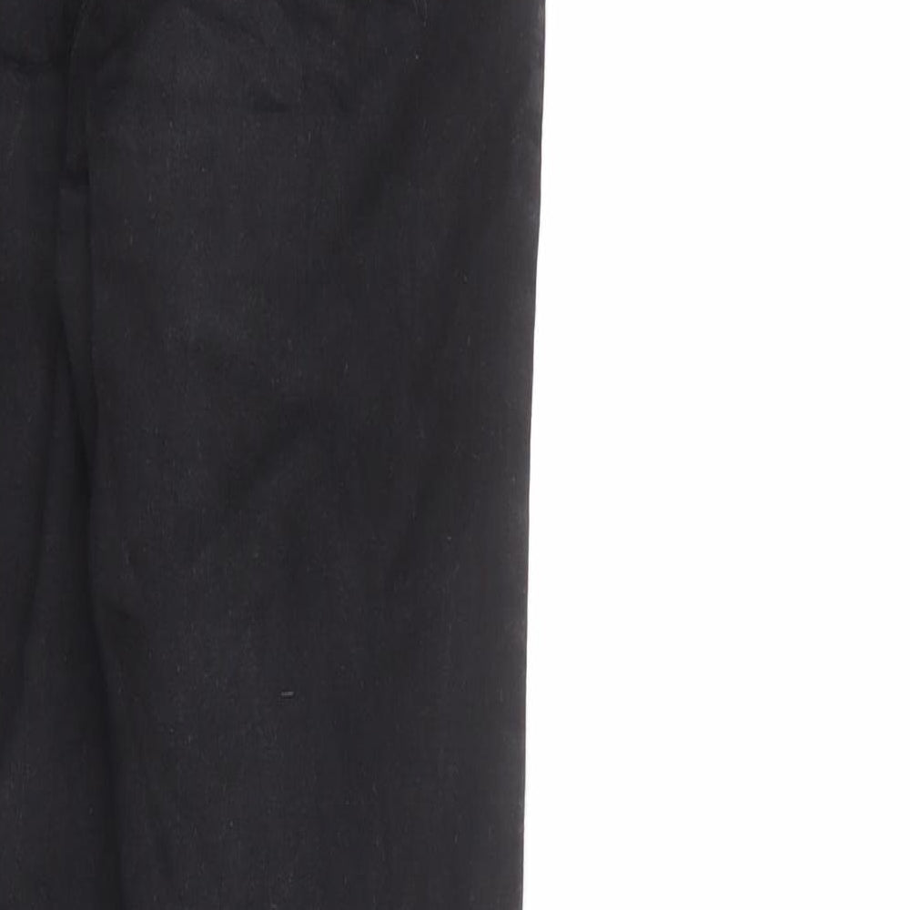 Denim & Co. Womens Black Cotton Skinny Jeans Size 4 L30 in Regular Zip