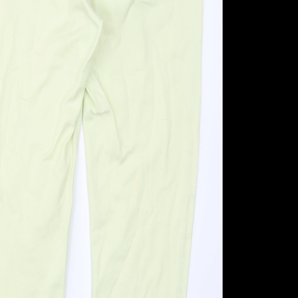 Liz Claiborne Womens Green Cotton Tapered Jeans Size 12 L28 in Regular Zip