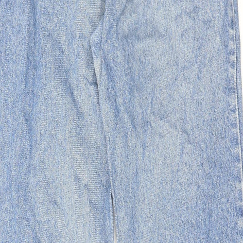 Falmer Heritage Womens Blue Cotton Straight Jeans Size 26 in L30 in Regular Zip