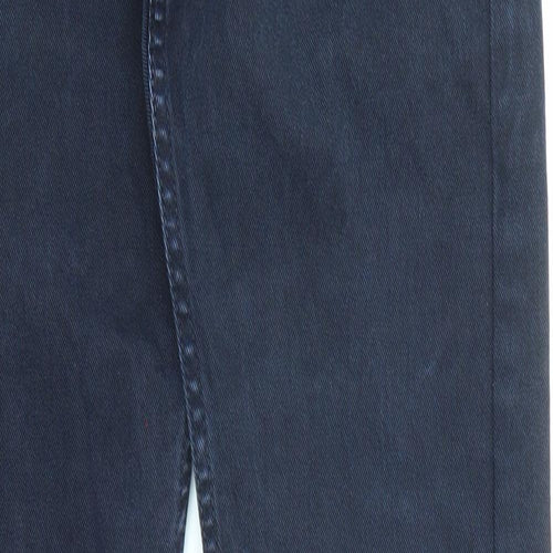 Lob's Womens Blue Cotton Straight Jeans Size 28 in L31 in Regular Zip