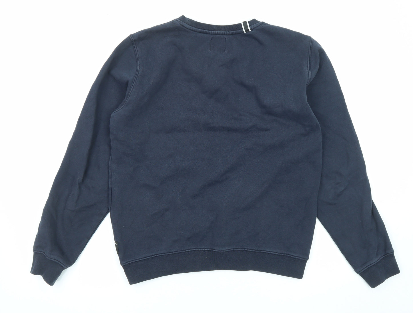 Replay Mens Blue Cotton Pullover Sweatshirt Size M