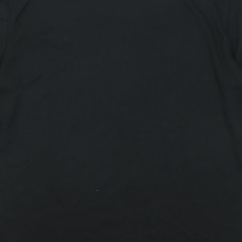 Kangaroo Poo Mens Black Polyester T-Shirt Size M Crew Neck