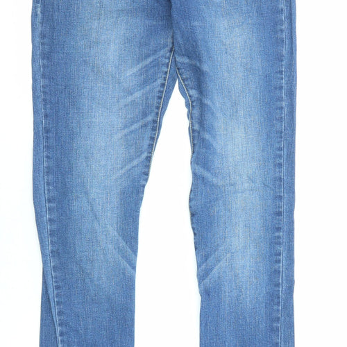 Cherokee Womens Blue Cotton Skinny Jeans Size 12 L30 in Regular Zip