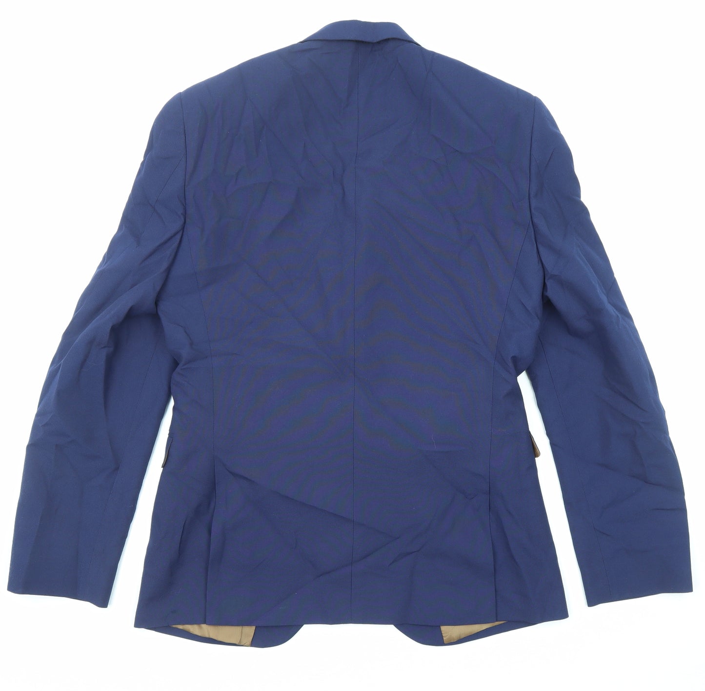 NEXT Mens Blue Polyester Jacket Suit Jacket Size 38 Regular